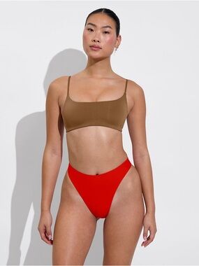 Left on Friday Pool Days Swim Top Small Tan Lines A-C Cup